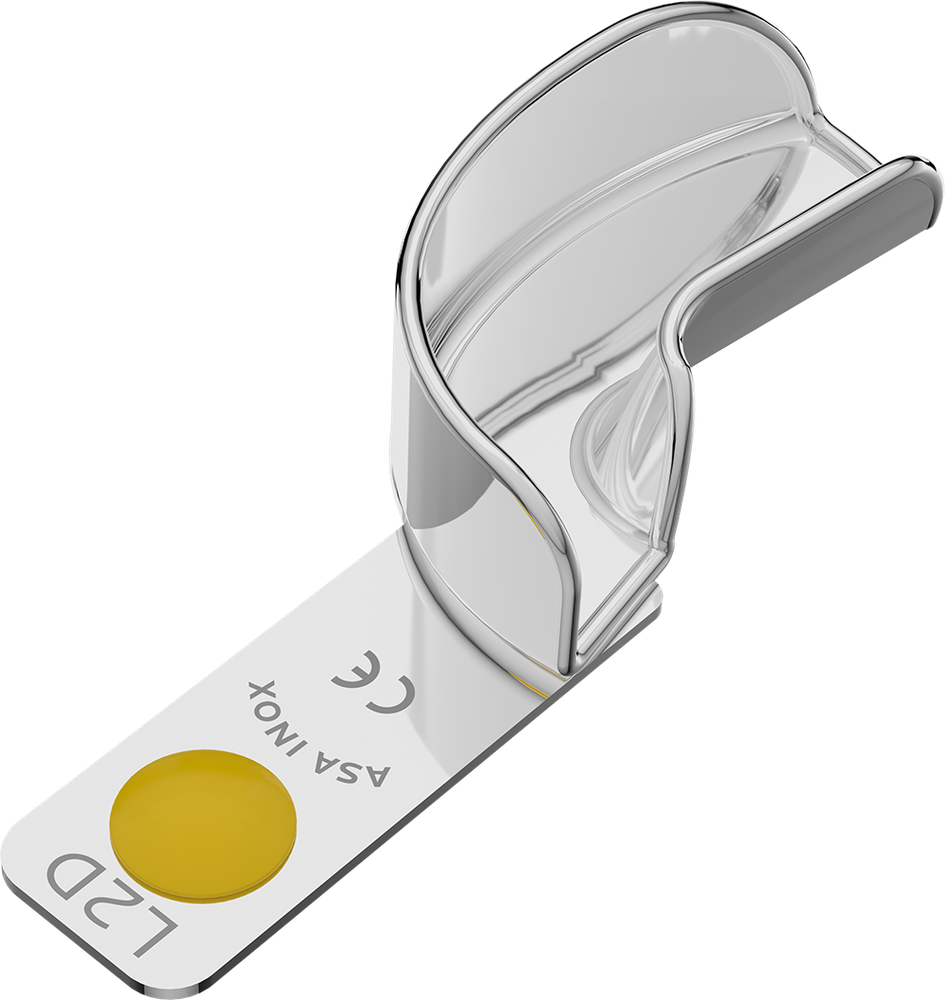 Nicht perforiert, Edelstahl - PERMA-LOCK - Retentionsrand - HALBSEITIG - XS 2807-L2D – ASA Dental S.p.A. Uninominale