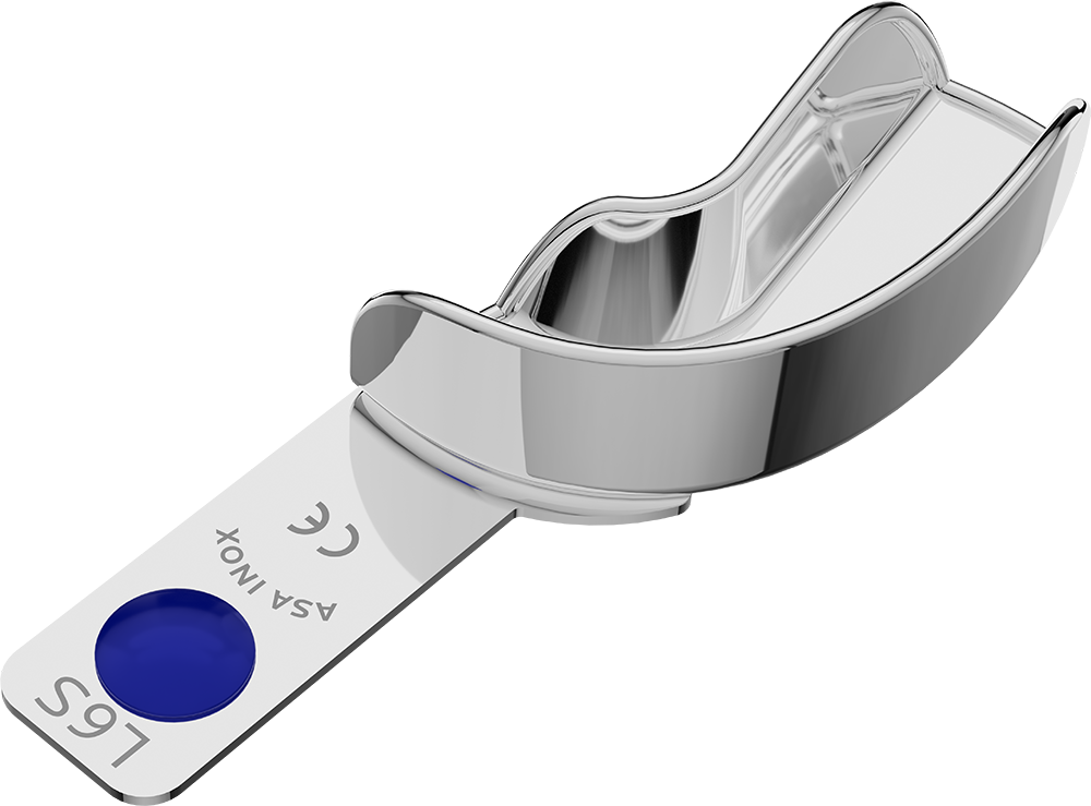 Nicht perforiert, Edelstahl - PERMA-LOCK - Retentionsrand - HALBSEITIG - XL 2807-L6S – ASA Dental S.p.A. Uninominale