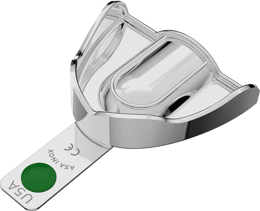 Nicht perforiert, Edelstahl - PERMA-LOCK Anatomic - Retentionsrand - OK - L 2807-U5A – ASA Dental S.p.A. Uninominale
