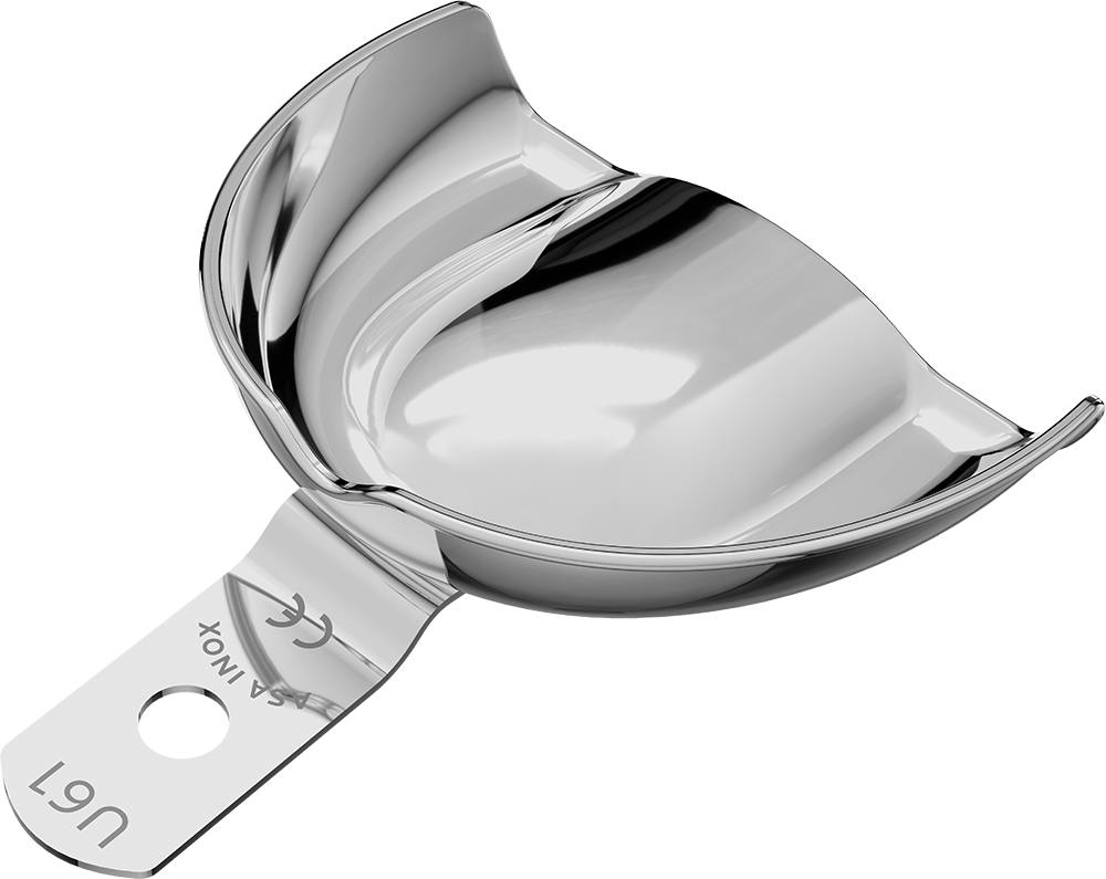 Nicht perforiert, Edelstahl - unbezahnt - Retentionsrand - OK - L 2808-U61 – ASA Dental S.p.A. Uninominale