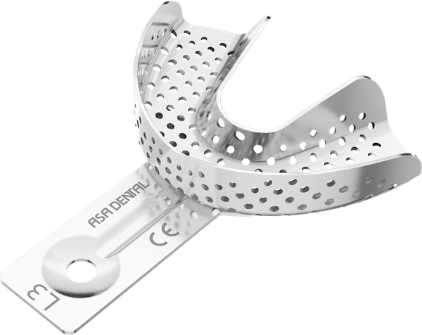 Perforiert aus Aluminium - ORTHOBABY für Kinder - Retentionsrand - UK - S 2816-L3