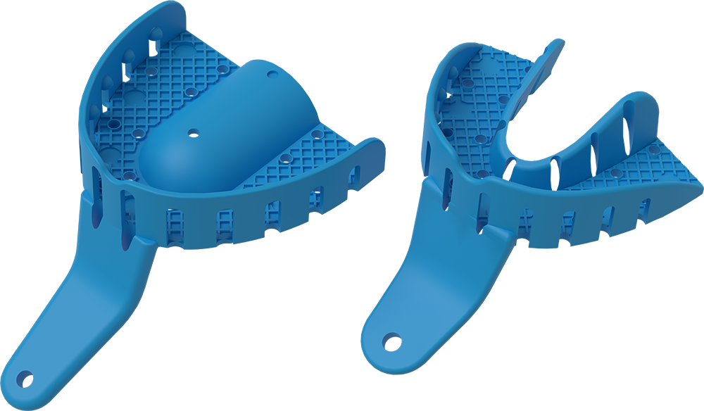 Einweg-Kunststoff-Abformlöffel - 12 UK + 12 OK 2853E-3 – ASA Dental S.p.A. Uninominale, Impression Trays
