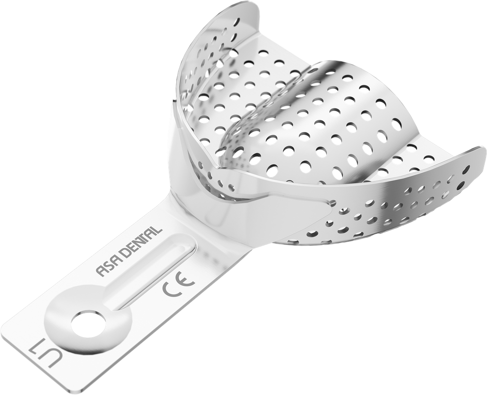 Perforiert aus Aluminium - für Implantologie - Retentionsrand - OK - XXS 2880-U1 – ASA Dental S.p.A. Uninominale