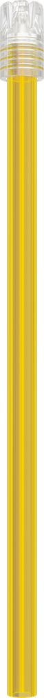 Multicolor - ABNEHMBARE KAPPE - gelbes Röhrchen, transparente Kappe - 15 cm 2900E-GT13 – ASA Dental S.p.A. Uninominale, Saliva Ejectors