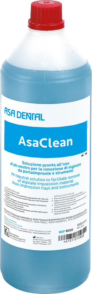 AsaClean - Inhalt 1000 ml 8020 – ASA Dental S.p.A. Uninominale