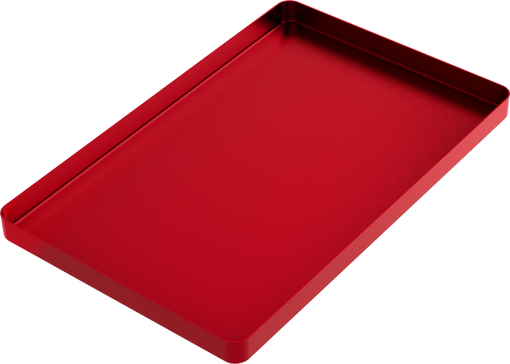 vassoi per strumenti - LARGE - Rosso - 284x183x17 mm – ASA Dental S.p.A. Uninominale, Sterilization Containers & Trays