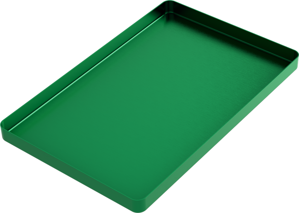 vassoi per strumenti - LARGE - Verde - 284x183x17 mm – ASA Dental S.p.A. Uninominale, Instrument Cassettes & Trays