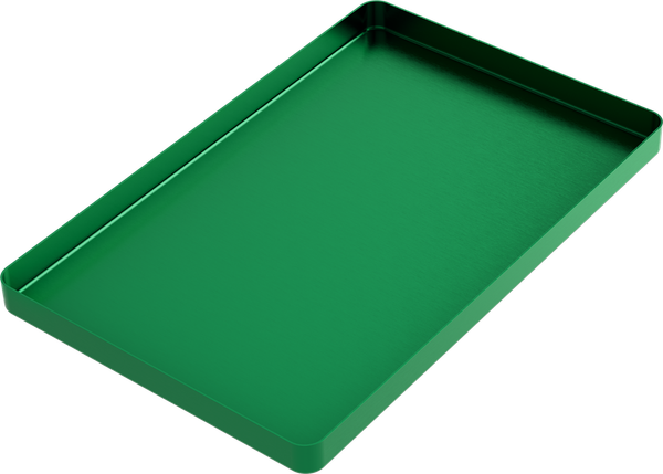 vassoi per strumenti - LARGE - Verde - 284x183x17 mm