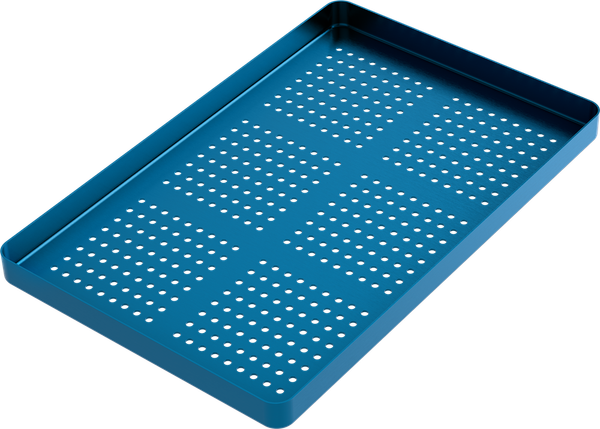Instrumenten-Tablett perforiert - LARGE - Hellblau - 284x183x17 mm AL2721-LC