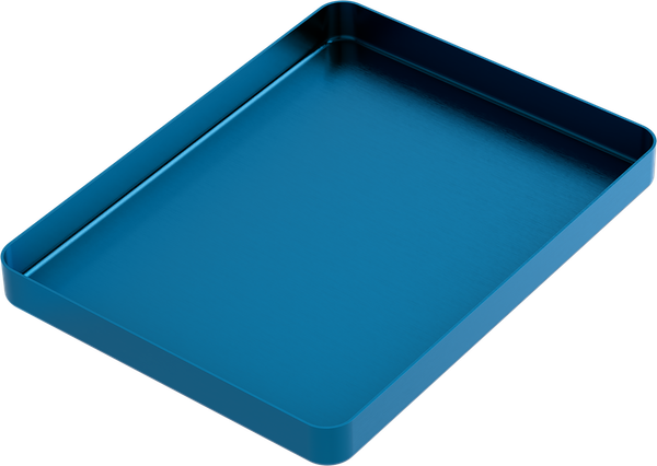 Instrumenten-Tablett - MEDIUM - Hellblau - 142x183x17 mm AL2722-LC