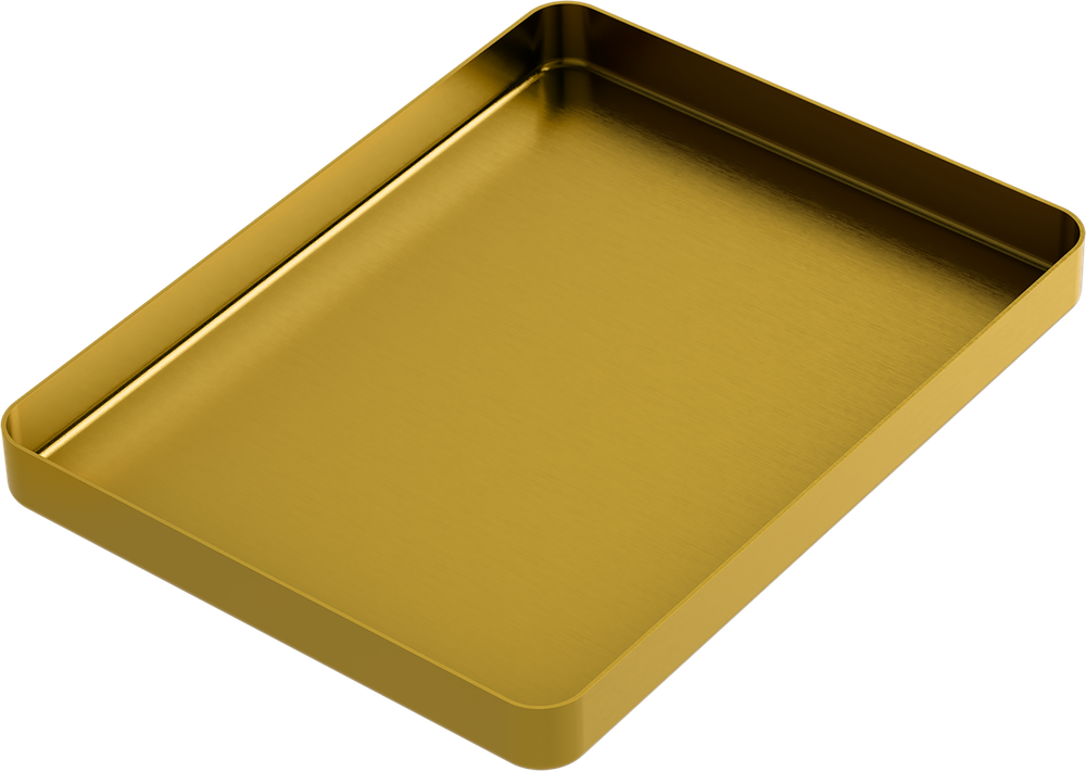 vassoi per strumenti - MEDIUM - Oro - 142x183x17 mm – ASA Dental S.p.A. Uninominale, Sterilization Containers & Trays