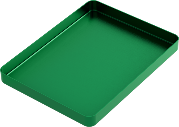 Instrumenten-Tablett - MEDIUM - Grün - 142x183x17 mm AL2722-LV