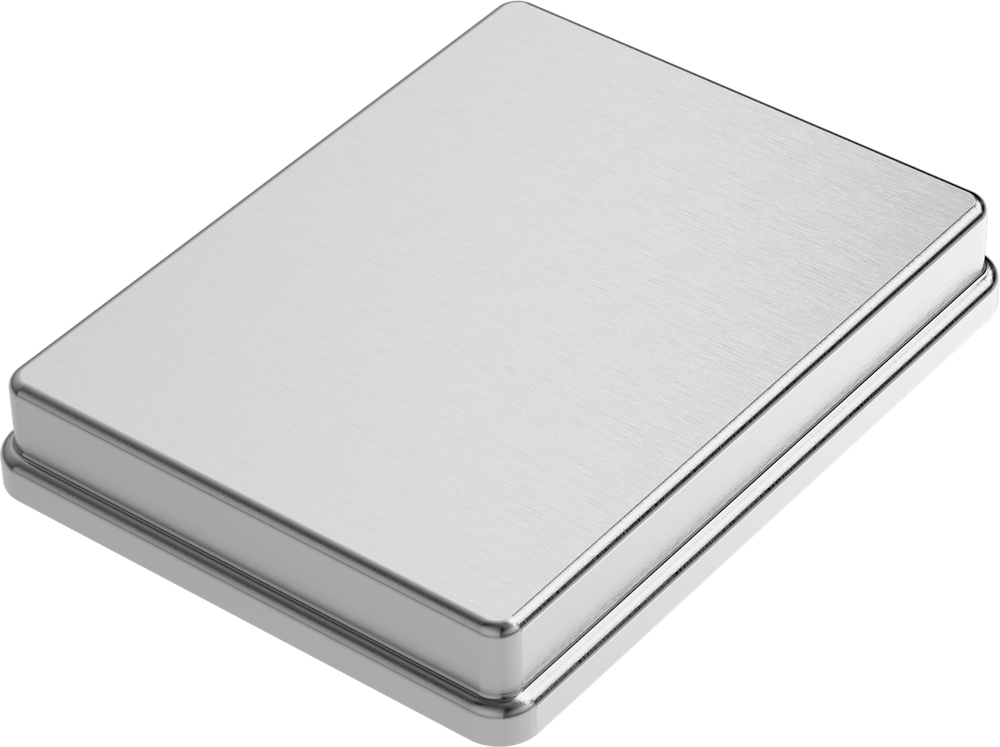 Instrumenten-Tablett - Deckel - Silber - 144x187x29 mm AL2722-UA – ASA Dental S.p.A. Uninominale
