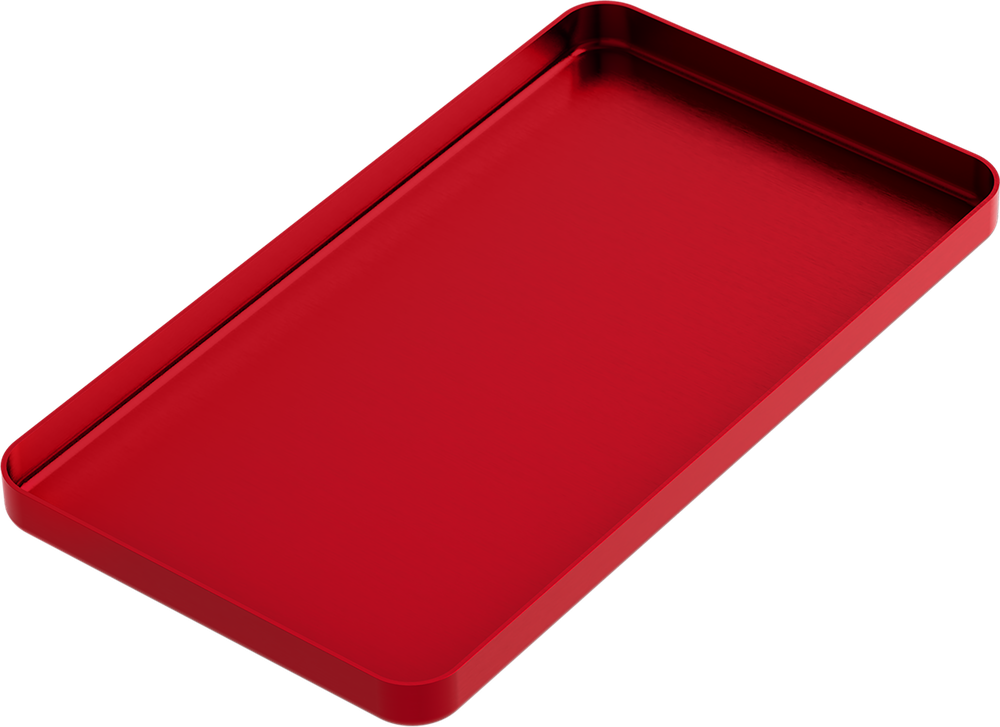 bandejas de ferramentas - MINI - Vermelho - 100x180x11 mm