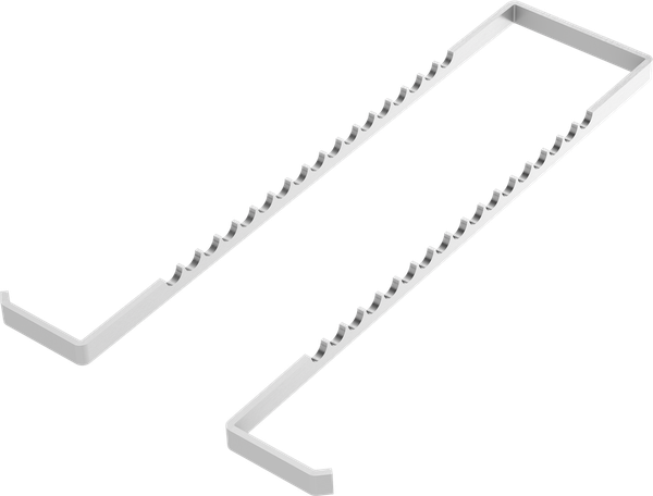 Instrumenten-Tablett - Aluminium-Schiene - Schiene für 17 Instrumente AL2730-2