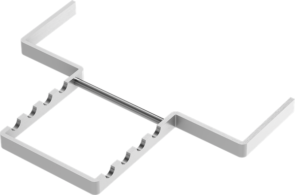 Aluminium-Schiene - Schiene für 4 Instrumente AL2731-2