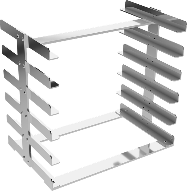 porta vassoi in alluminio - STANDARD - 300x190x270 mm