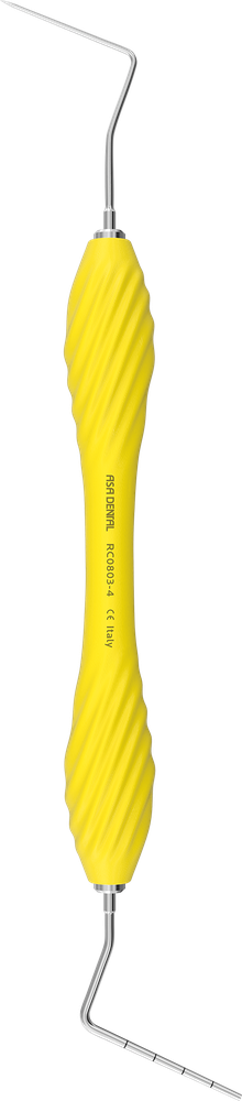 Plugger spreader Fig. 4 - Giallo - Ø 0.6 - 20 | 15 | 10 | 5 Ø 1 – ASA Dental S.p.A. Uninominale, Pluggers - Spreaders - Condensers