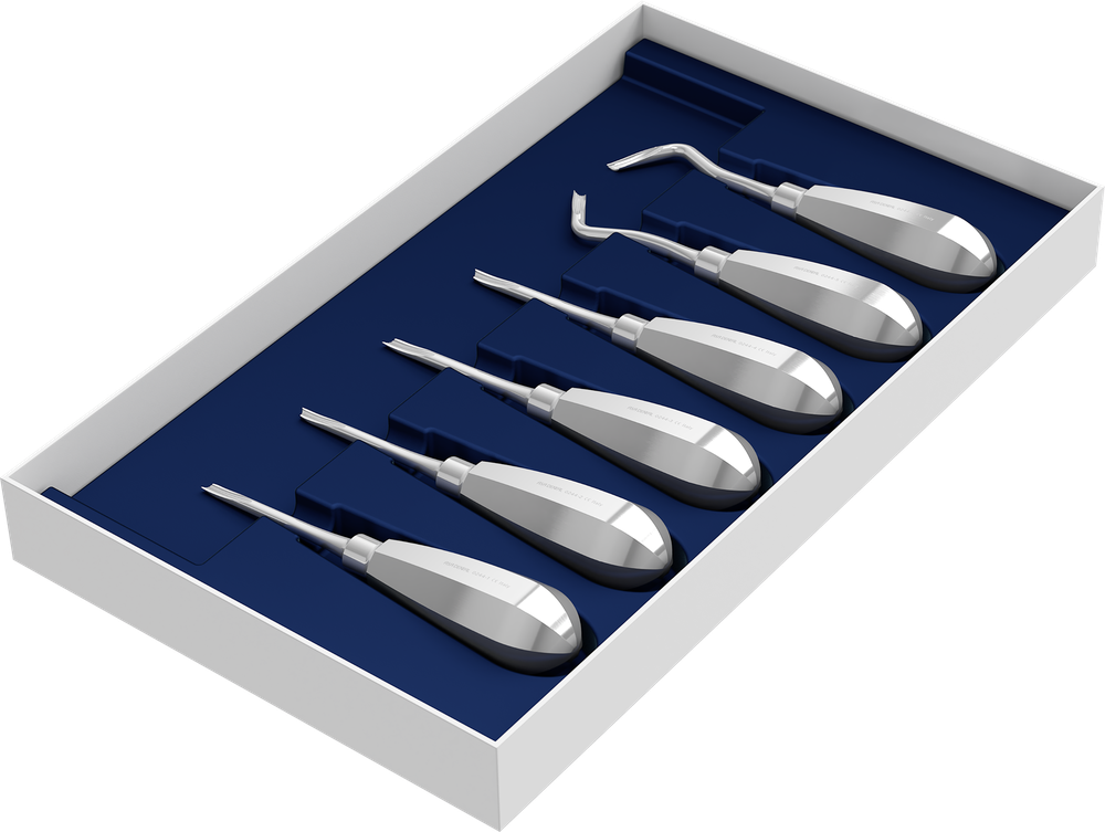 Set mit 6 Wurzelhebern S0244-6 – ASA Dental S.p.A. Uninominale