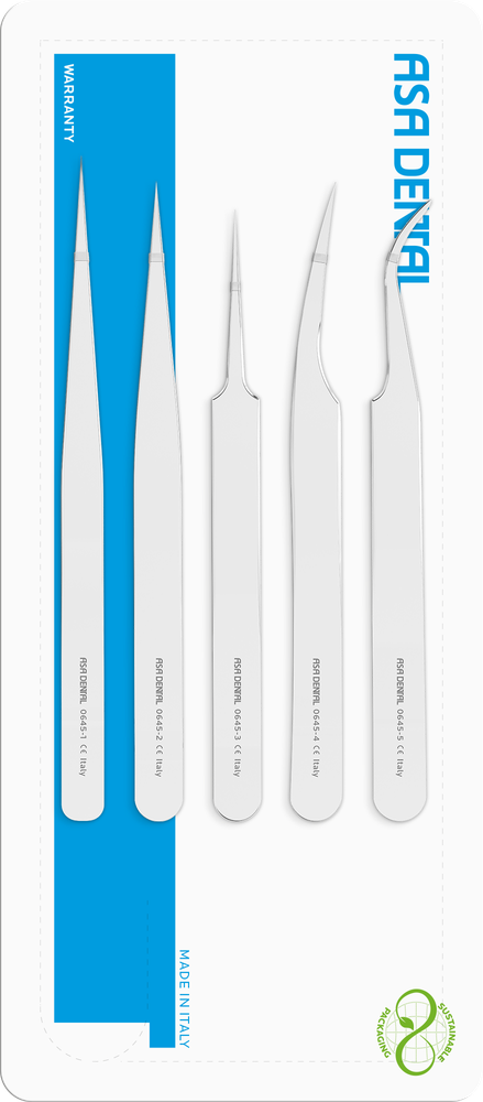 Pinzetten-Set Nr. 5 0645 – ASA Dental S.p.A. Uninominale