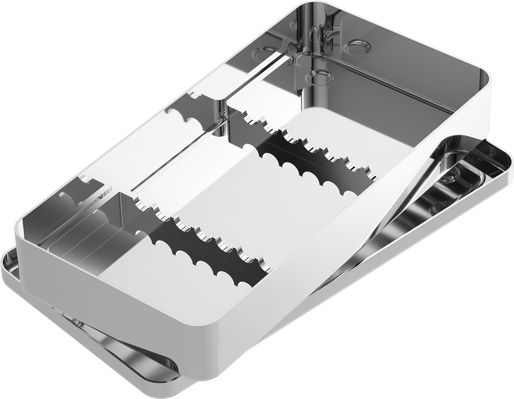 Instrumentenschiene mit Schiene - 7 Instrumente S2700 – ASA Dental S.p.A. Uninominale