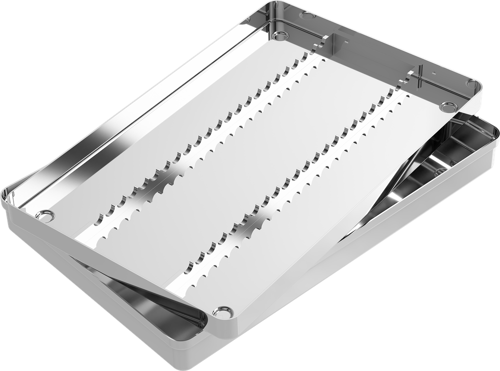 Instrumentenschiene mit Schiene - 23 Instrumente S2720-2 – ASA Dental S.p.A. Uninominale