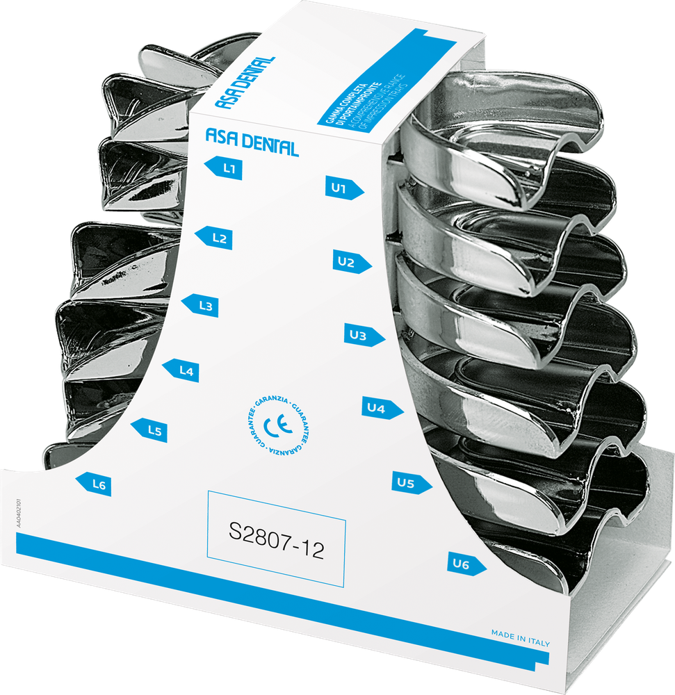 Abformlöffel-Set, 12-teilig - perma-lock S2807-12 – ASA Dental S.p.A. Uninominale