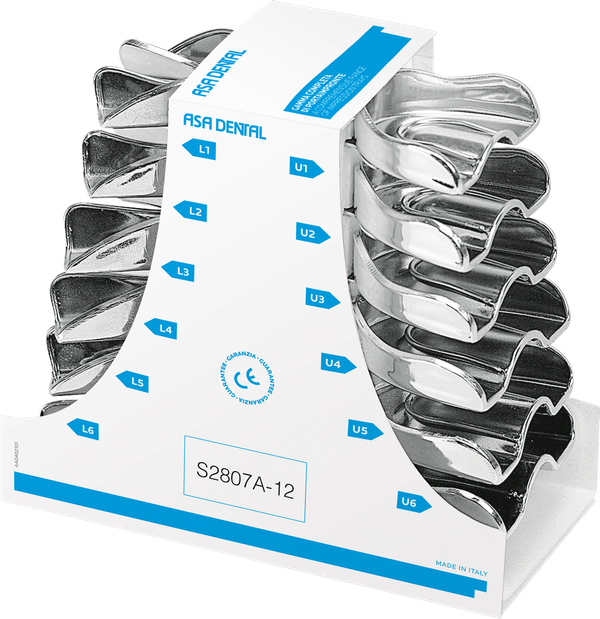 Abformlöffel-Set, 12-teilig - perma-lock - anatomisch geformt S2807A-12