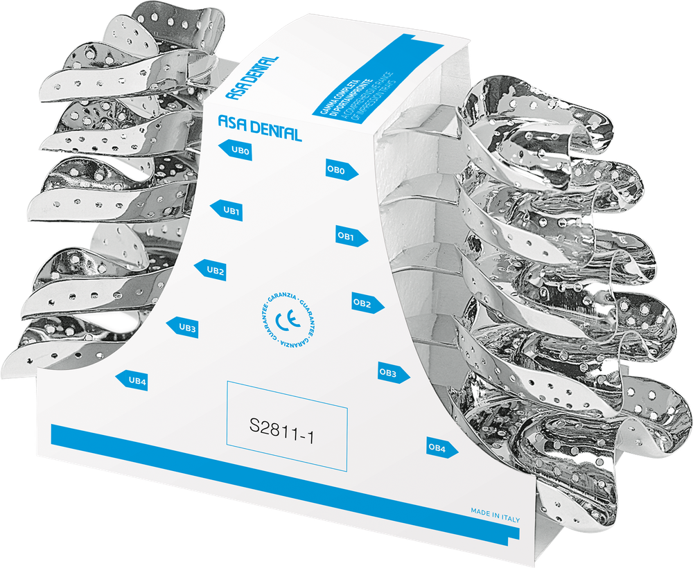Abformlöffel-Set, 10-teilig (UB,OB) - Ehricke S2811-1 – ASA Dental S.p.A. Uninominale