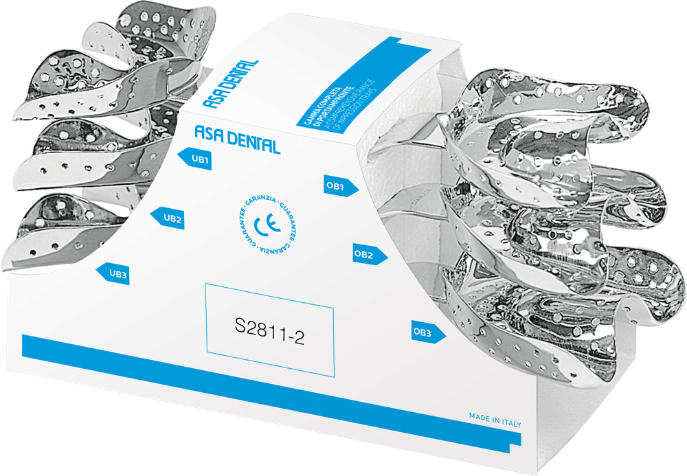 Abformlöffel-Set, 6-teilig - Ehricke S2811-2 – ASA Dental S.p.A. Uninominale