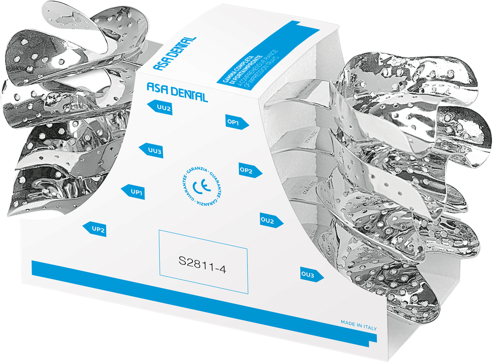 Portaimpronta Serie completa di 8 pezzi - Ehricke – ASA Dental S.p.A. Uninominale, Impression Trays