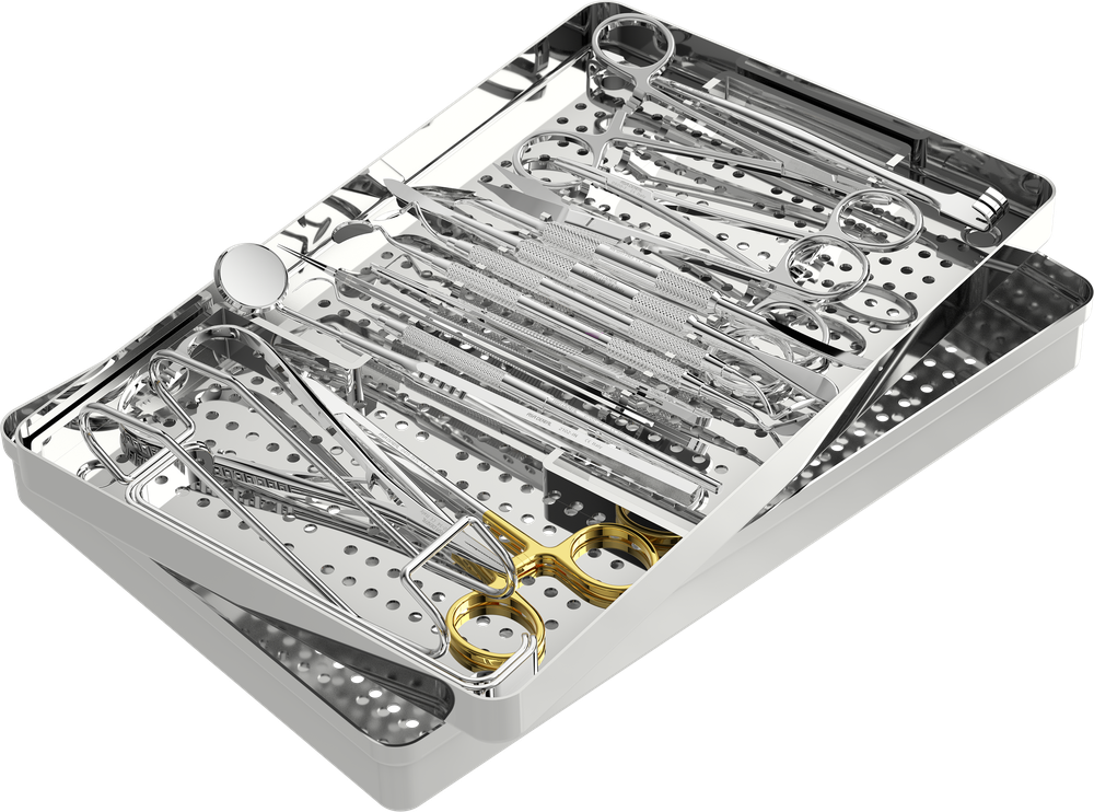 Chirurgie-Set mit 17 Instrumenten S3002-17 – ASA Dental S.p.A. Uninominale