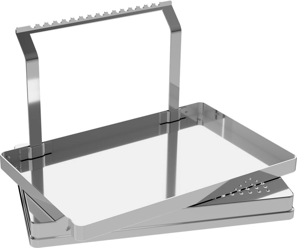 Instrumenten-Tablett - Zangen-Tablett - Zangen-Tablett Edelstahl STANDARD S5800 – ASA Dental S.p.A. Uninominale