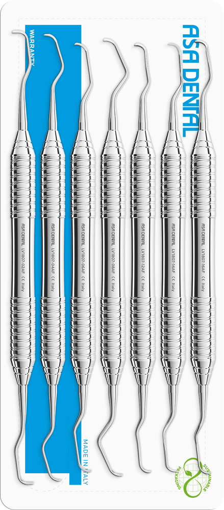 Set no. 7 Gracey AF/type – ASA Dental S.p.A. Uninominale, Periodontal Instruments