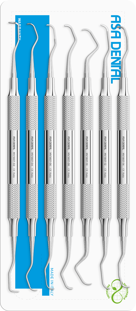 Set no. 7 Gracey - Asa Light – ASA Dental S.p.A. Uninominale, Periodontal Instruments