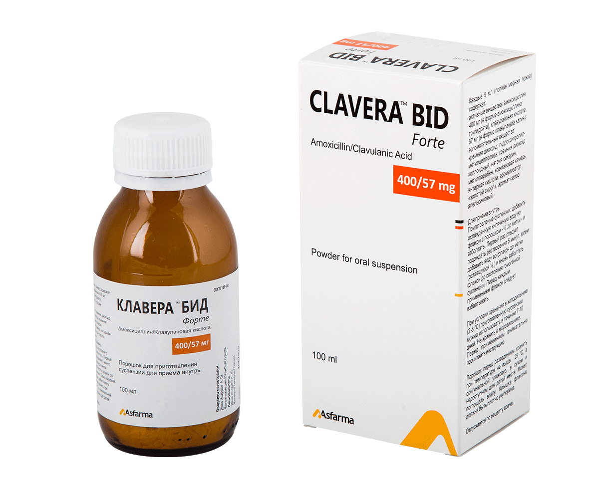 CLAVERA BID FORTE SUSPENSION – Asfarma Medikal Dental Ürünler ve İlaç San Tic A.Ş., Other Equipment
