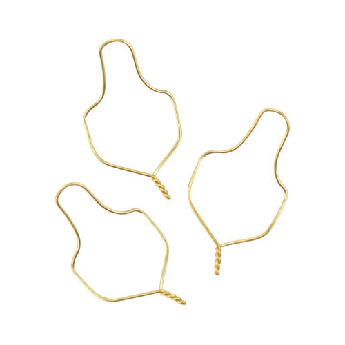 GOLD SHORT LIGATURE TIES .010