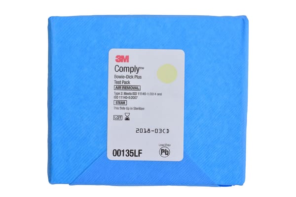 3M™ Comply™ Bowie-Dick-Plus-Testpackung mit Prüfblatt zur Früherkennung 00135LF