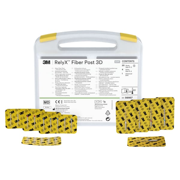 3M™ RelyX™ Fiber Post 3D Glasfaserverstärkter Wurzelstifte Intro Kit 56957