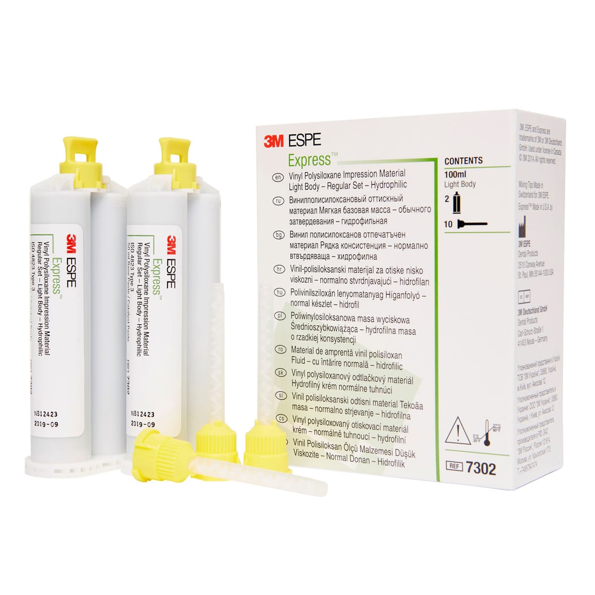 3M™ Express™ Ultra-Light Body Vinyl Polysiloxan Abformmaterial Refill-Packung, 36799 – Solventum, C-Silicones