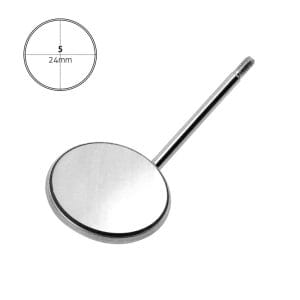 Mouth Mirrors, Plane (Box of 12 Pcs.)