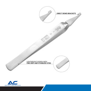 Direct Bond Bracket Tweezer, 14cm – Precision Orthodontic Instrument