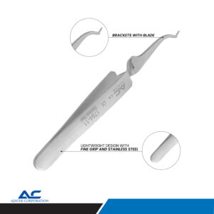 Buccal Tube Tweezer, 12cm – Precision Orthodontic Instrument
