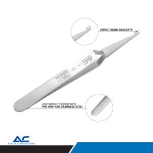 Direct Bond Bracket Tweezer, 13.5cm – Precision Orthodontic Tool