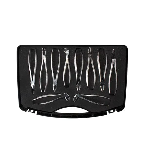 Set of 10 Bader Forceps