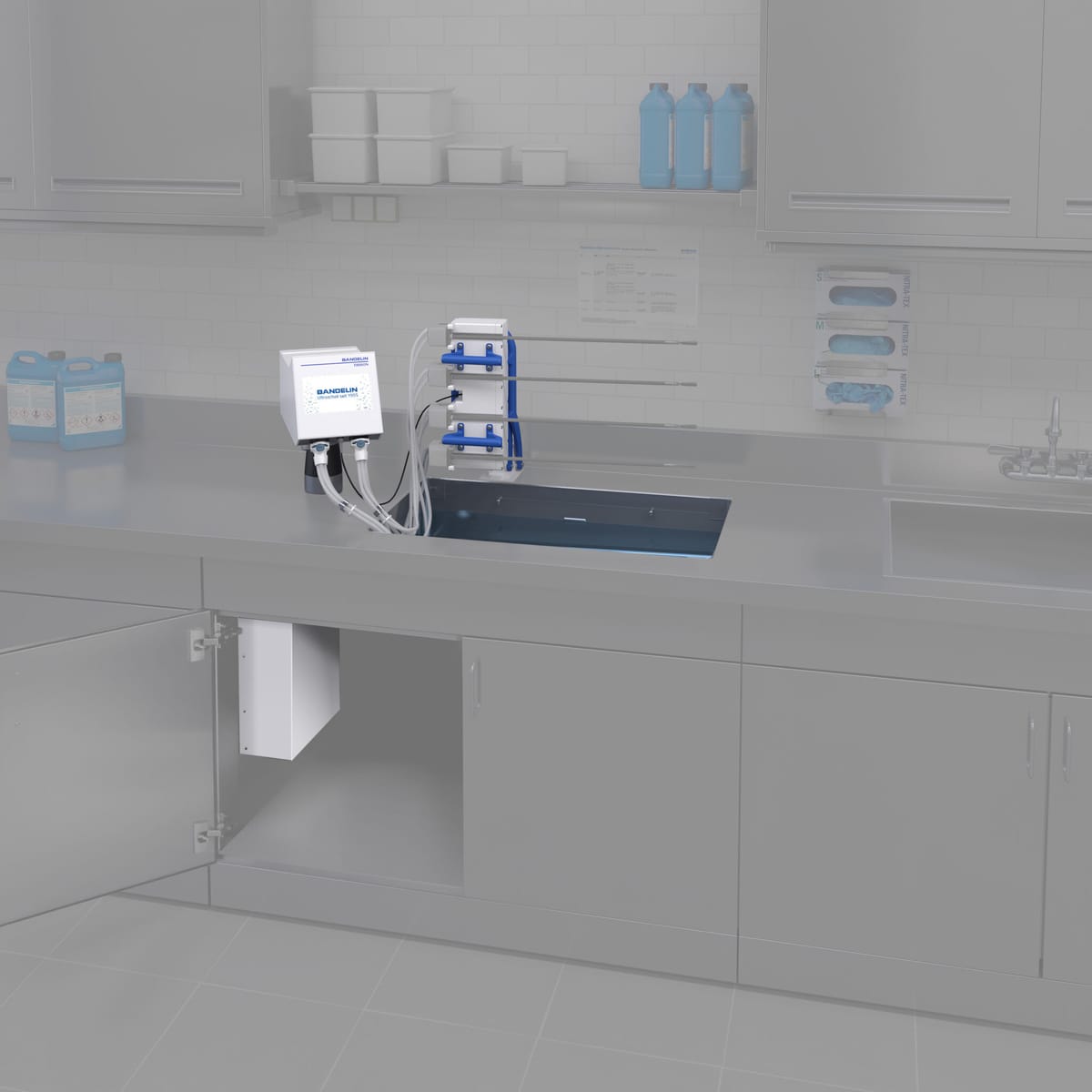 TRISON 4000.2 Xi, L ultrasonic bath, left-hand version 7862 – Bandelin electronic GmbH & Co. KG, Ultraschallgeräte