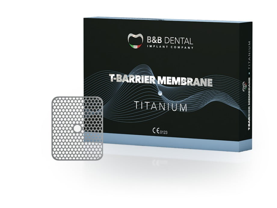 Membranas de implantología T-BARRIER en titanio