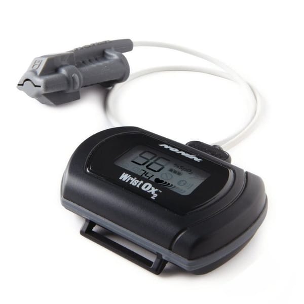 Nonin® Pulsoxymeter 3150 WristOx2™ » BIEWER medical mit 8000SM-WO2 Soft-Sensor NON 3150BLE-0101