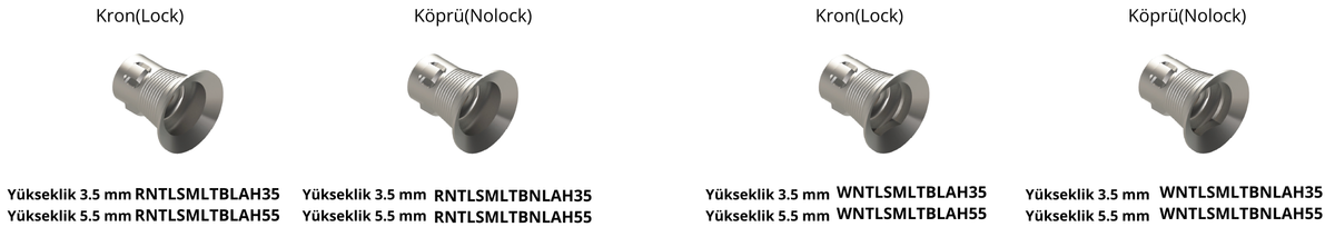 Ti-base Dayanaklar – Doku Seviyesi – PROIMTECH SAGLIK ÜRÜNLERI ANONIM SIRKETI, Abutments