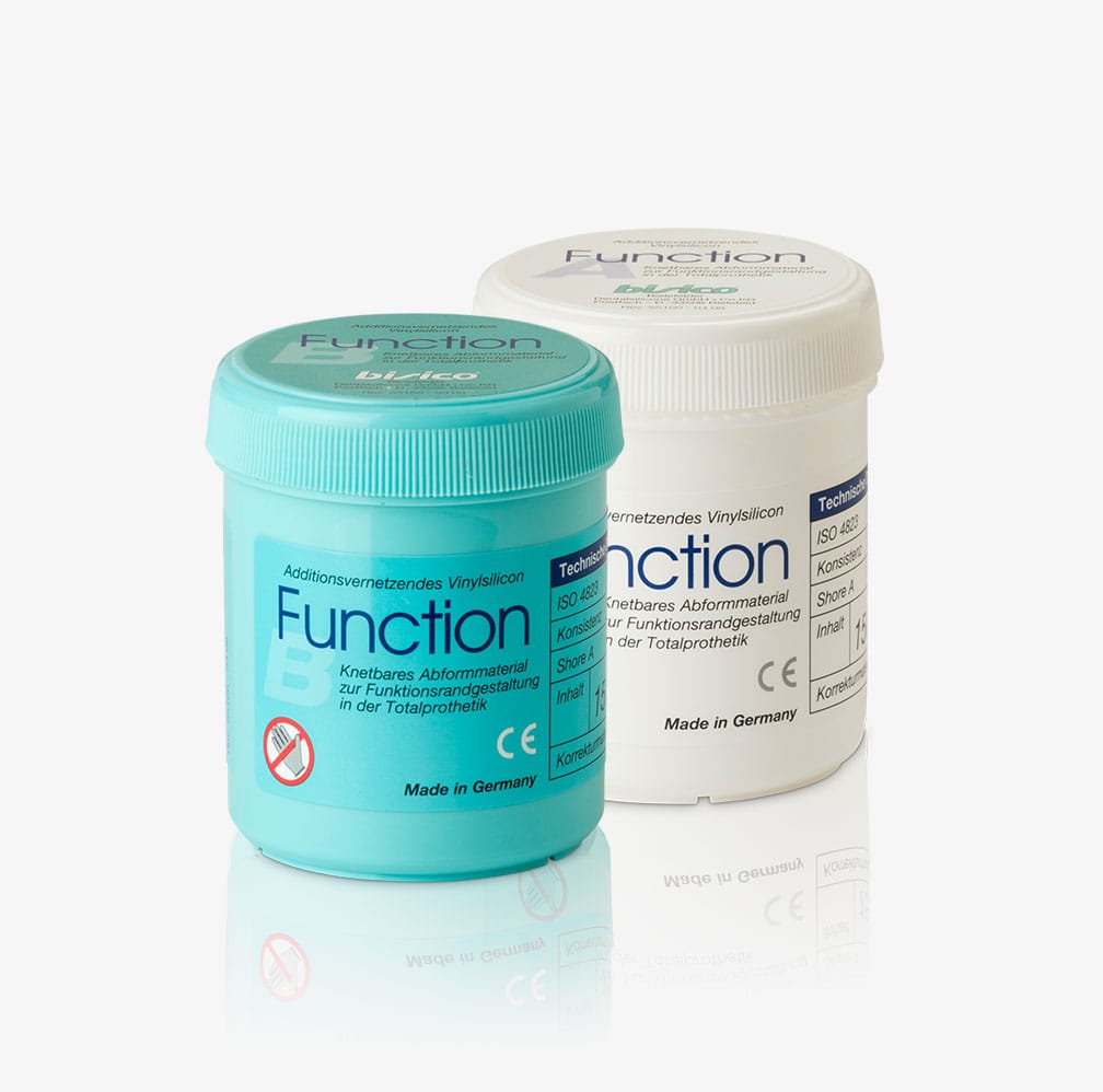 Function 01350 – Bisico Bielefelder Dentalsilicone GmbH & Co. KG, Funktionsabformung, Unterfütterung